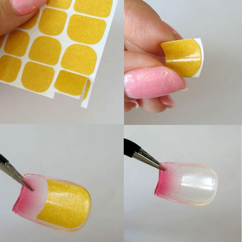5 sheets Adhesive Nail Tabs for Press on Nail Double Sided Etsy