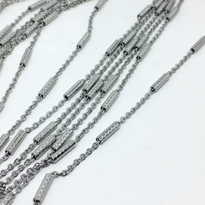 5/20 Meters 2.0mm Stainless Steel Tube Cable Oval Link Chain Etsy Canada