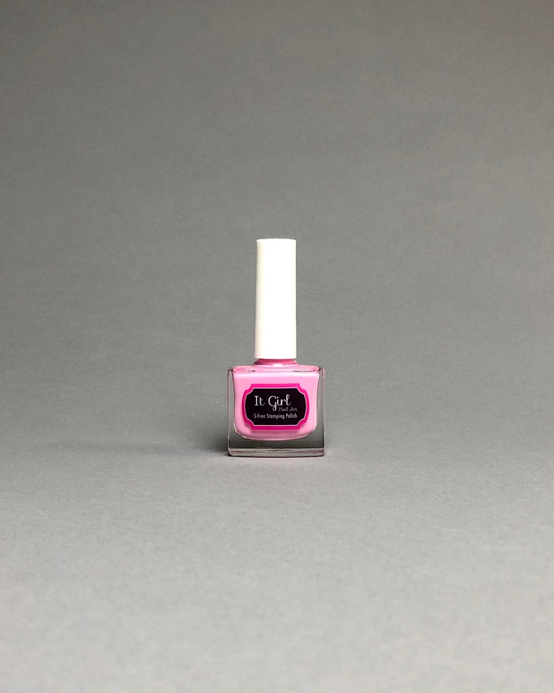 Light Pink Creme Finish Fondant 5-Free Stamping Polish