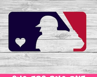 mlb sweatshirt with heart