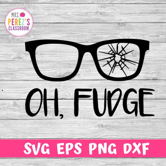Download Free Oh Fudge Svg Eps Png Dxf Instant Download Cut Files Etsy SVG DXF Cut File