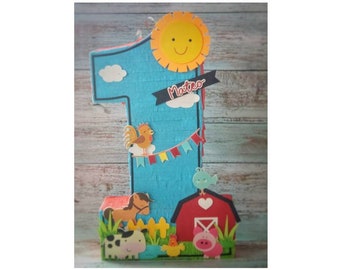 Farm number Pinata Fam Animals Barn
