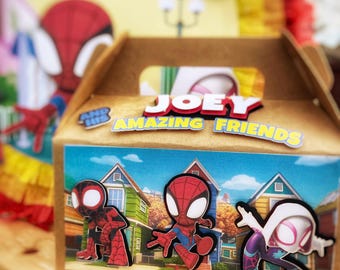 Pudełko na upominki Spider-Man z motywem Spidermana (zestaw 6 sztuk)