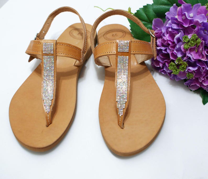 Hochzeitsschuhe Für Strass SandalenFlache BrautHochzeit Mama Sandale SandalettenGeschenk Braut Griechische hrCdQts