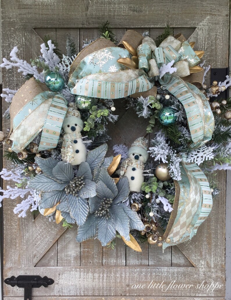 Winter Wreaths Snowman Wreath For Front Winter Wreaths Snowman Wreath For Front Door Decor