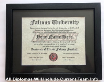 Atlanta Falcons Gift Etsy