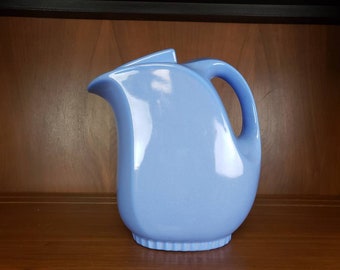 Hall blue pitcher art deco design delphinium blue refrigerator pitcher