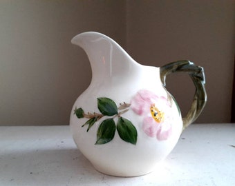 Franciscan Creamer Pitcher Dessert Rose Pattern vintage mcm dishes