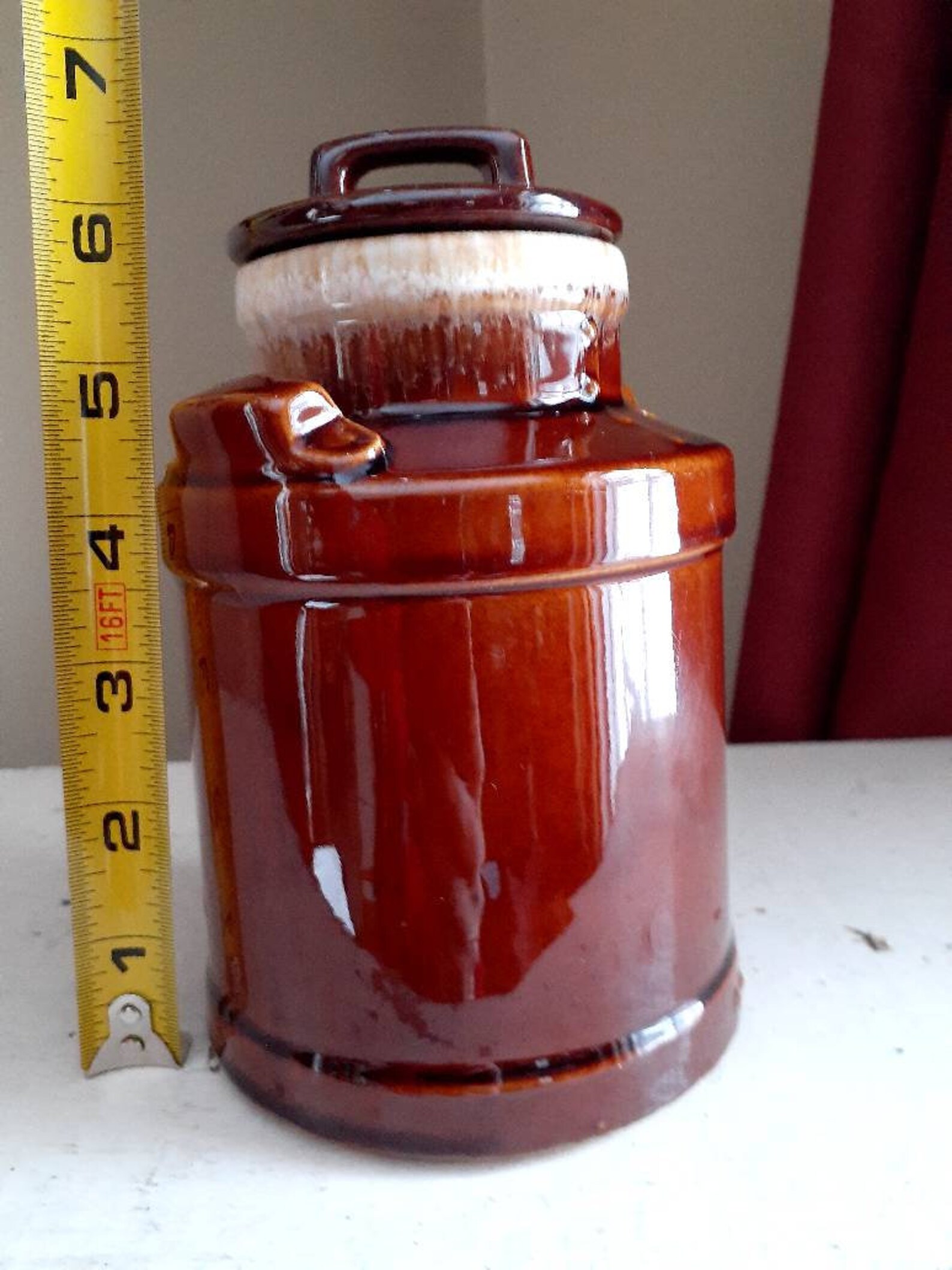 Mccoy Brown Drip Canister Small 331 Mccoy USA - Etsy