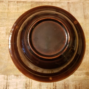 Harker Quaker Maid Vegtable Bowl Rawhide mid century dish image 2