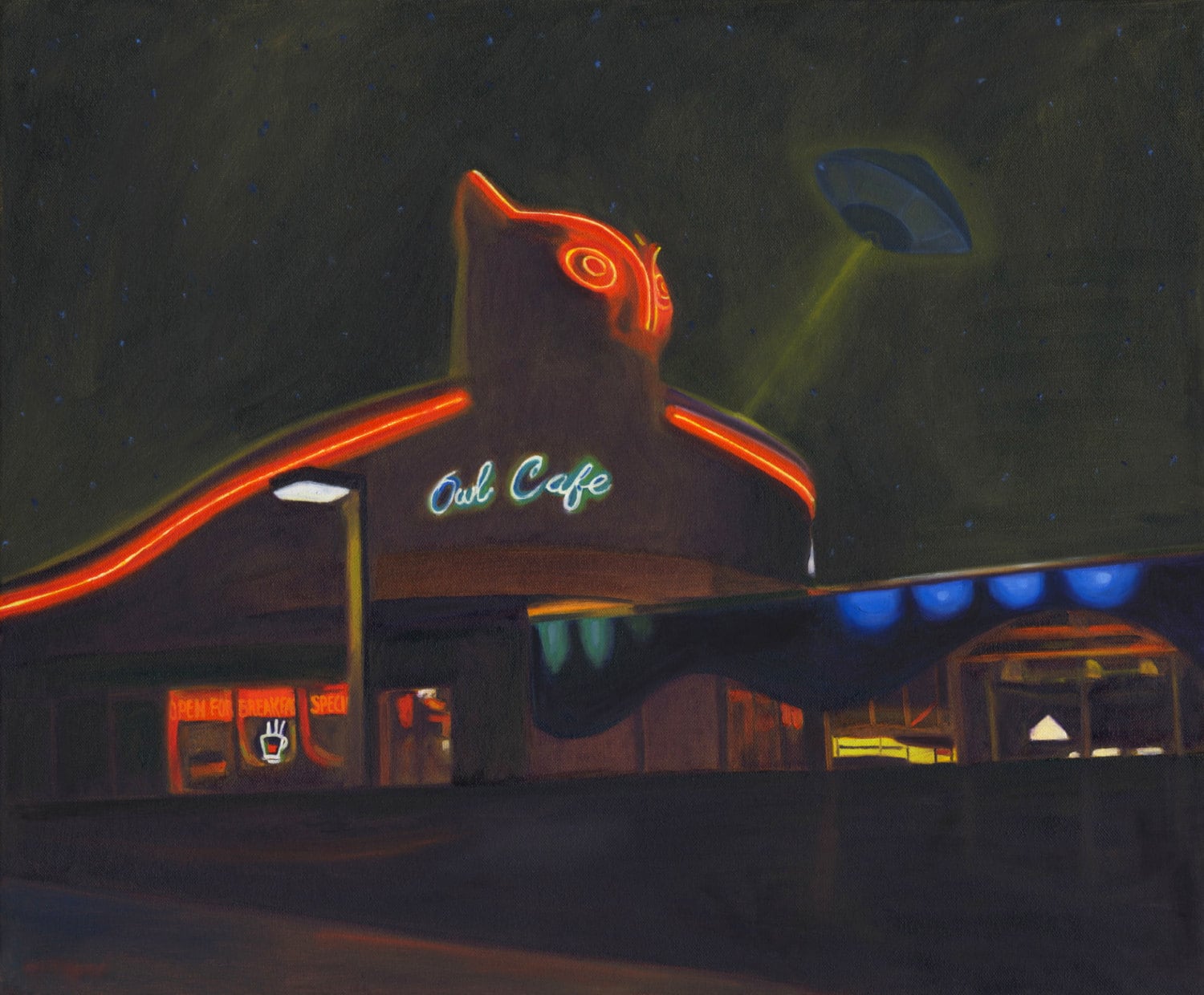 The Owl Cafe Print Albuquerque New Mexico Etsy Hong Kong