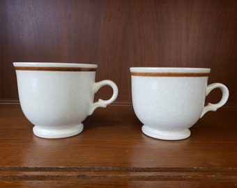 Hearthside Floral Expressions Coffee cup set of 2 stoneware