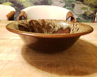 Harker Quaker Maid Vegtable Bowl Rawhide mid century dish