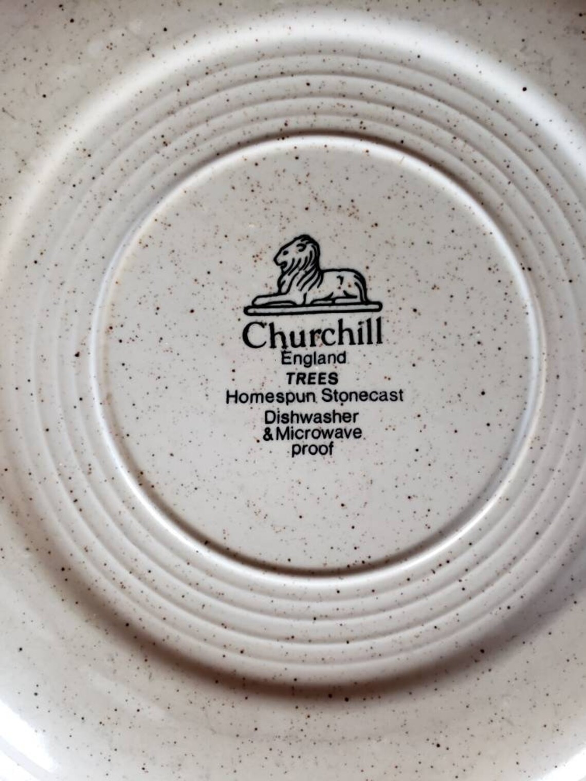 Churchill Trees Dinner Plate Set of 3 Homespun Stonecast Etsy