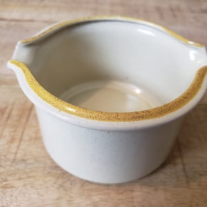 Hearthside Garden Festival Gravy Boat yellow trim