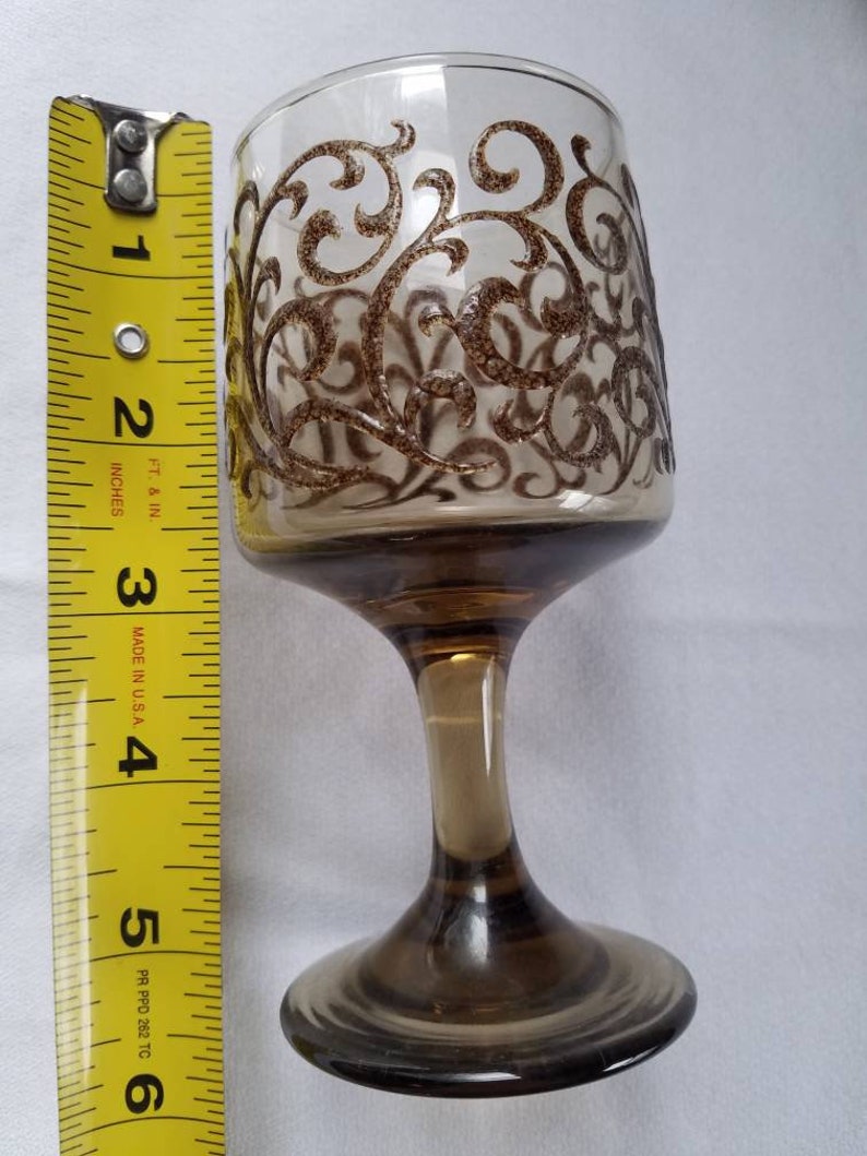 Set of 4 Libbey Prado Wine Glasses or Goblets Small Pedestal Etsy