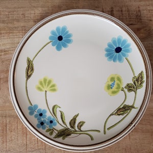Mikasa Natures Gallery platter country living D8009 blue yellow floral