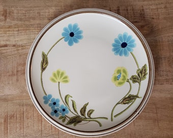 Mikasa Natures Gallery platter country living D8009 blue yellow floral