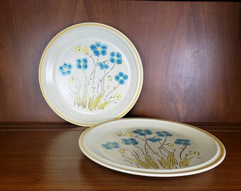 Hearthside Highland Flowers Dinner Plate set of 2 Floral Expressions