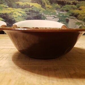 Harker Quaker Maid Vegtable Bowl Rawhide mid century dish image 8