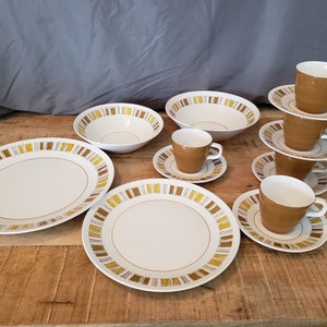 Mikasa Catalina 3109_W 14 piece dish set cera stone Japan