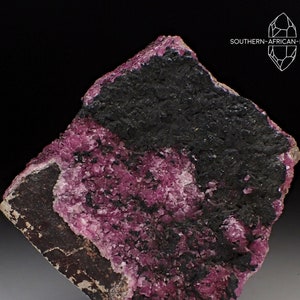 Cobaltoan Calcite/Cobaltoan Dolomite on Matrix Crystal Specimen, DRC