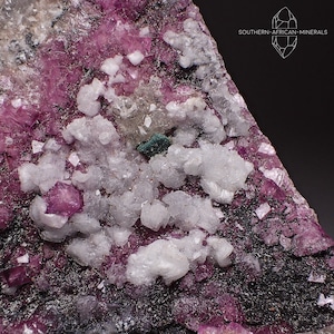 Cobaltoan Calcite on Matrix Crystal Specimen, DRC
