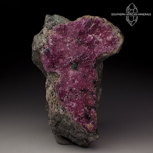 Cobaltoan Calcite/Cobaltoan Dolomite on Matrix Crystal Specimen, DRC