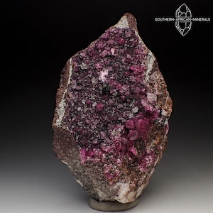 Cobaltoan Calcite/Cobaltoan Dolomite on Matrix Crystal Specimen, DRC
