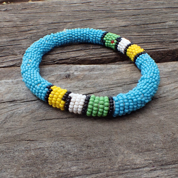 Beautiful Multi Colored Ndebele Bead Bracelet