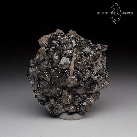 重晶石と青鉛鉱 重晶石、青鉛鉱、方鉛鉱の結晶標本、モロッコのアトラス山脈 - Etsy 日本