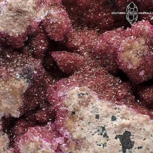 Cobaltoan Calcite/ Cobaltoan Dolomite on Matrix Crystal Specimen, DRC