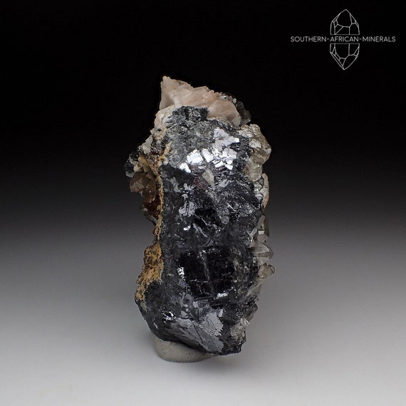 重晶石、青鉛鉱、方鉛鉱の結晶標本、モロッコのアトラス山脈 - Etsy 日本