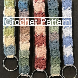 Patrón de ganchillo de pulsera cuadrada de la abuela