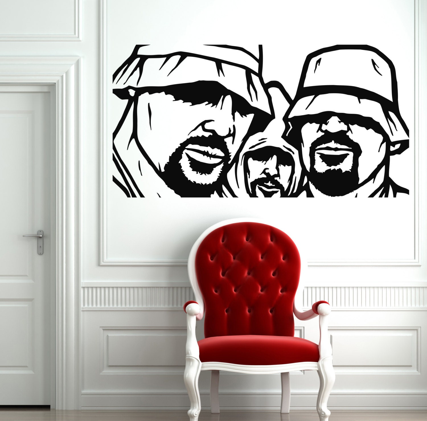 Rappers Stickers Rap Music Wall Vinyl Decals Home Interior Etsy
