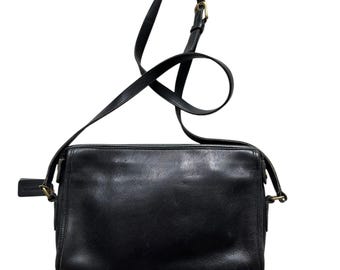 Vintage COACH 4115 Black Leather Soho Whitney Shoulder Bag - Etsy