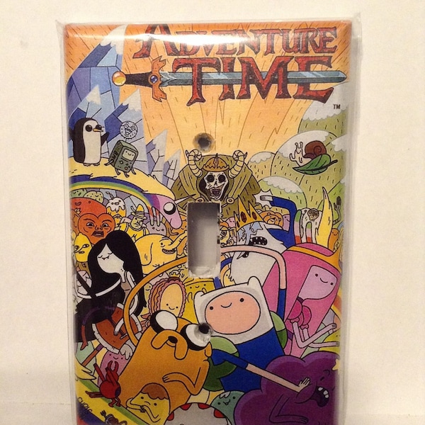 Adventure time  single switch plate cover (pick 1 of the designs)