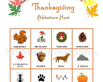 Thanksgiving activity for toddlers, Thanksgiving Scavenger Hunt, Thanksgiving Printable, Thanksgiving games for kids, Fall Activity for kids