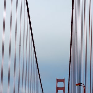 Photograph of the Golden Gate Bridge, wall art print, San Francisco urban photography, landmark, abstract, architecture, bridge