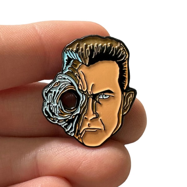 Terminator 2 pin | cop from Judgement Day | '90s nostalgia enamel pin | sci-fi gift