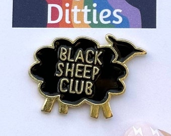 Black Sheep Club pin | gift for sister | funny gift | enamel pin