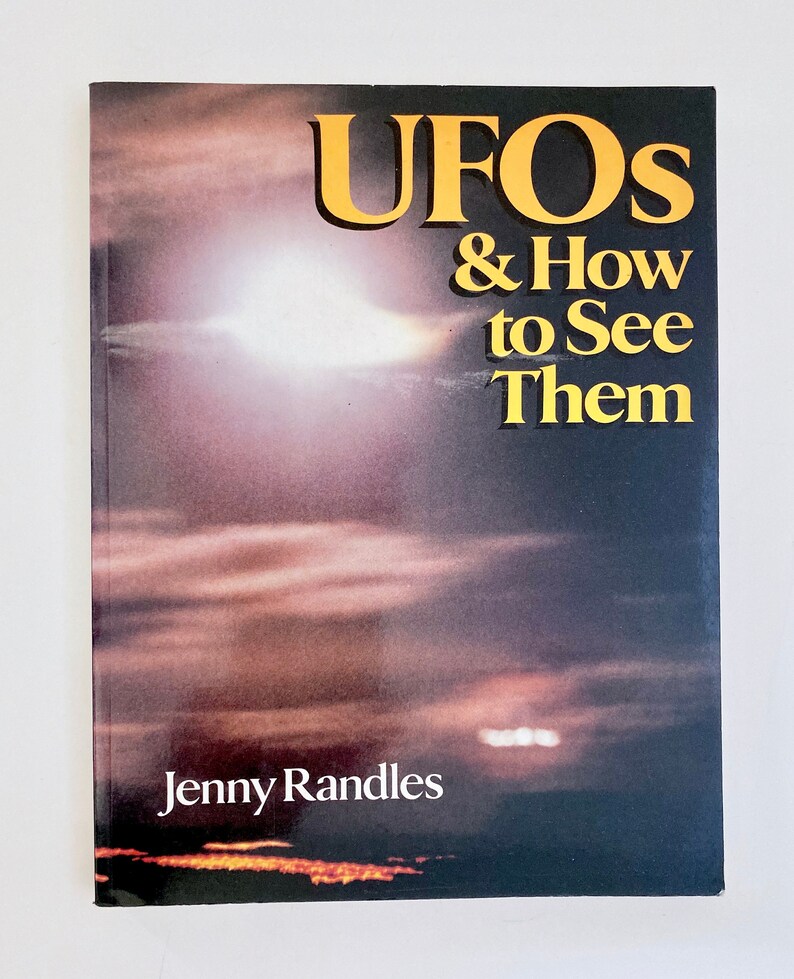 Ufos & How to See Them Vintage Paperback Book Jenny Randles Etsy