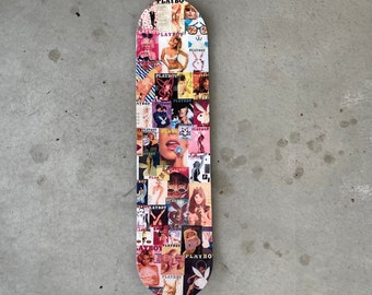 Customizable Collage Skate Deck Art