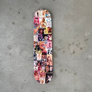 Customizable Collage Skate Deck Art