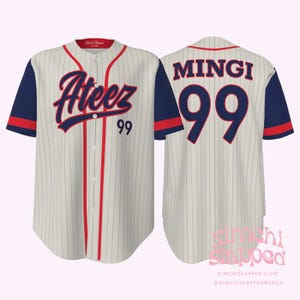 Ateez San Baseball Jersey - Etsy