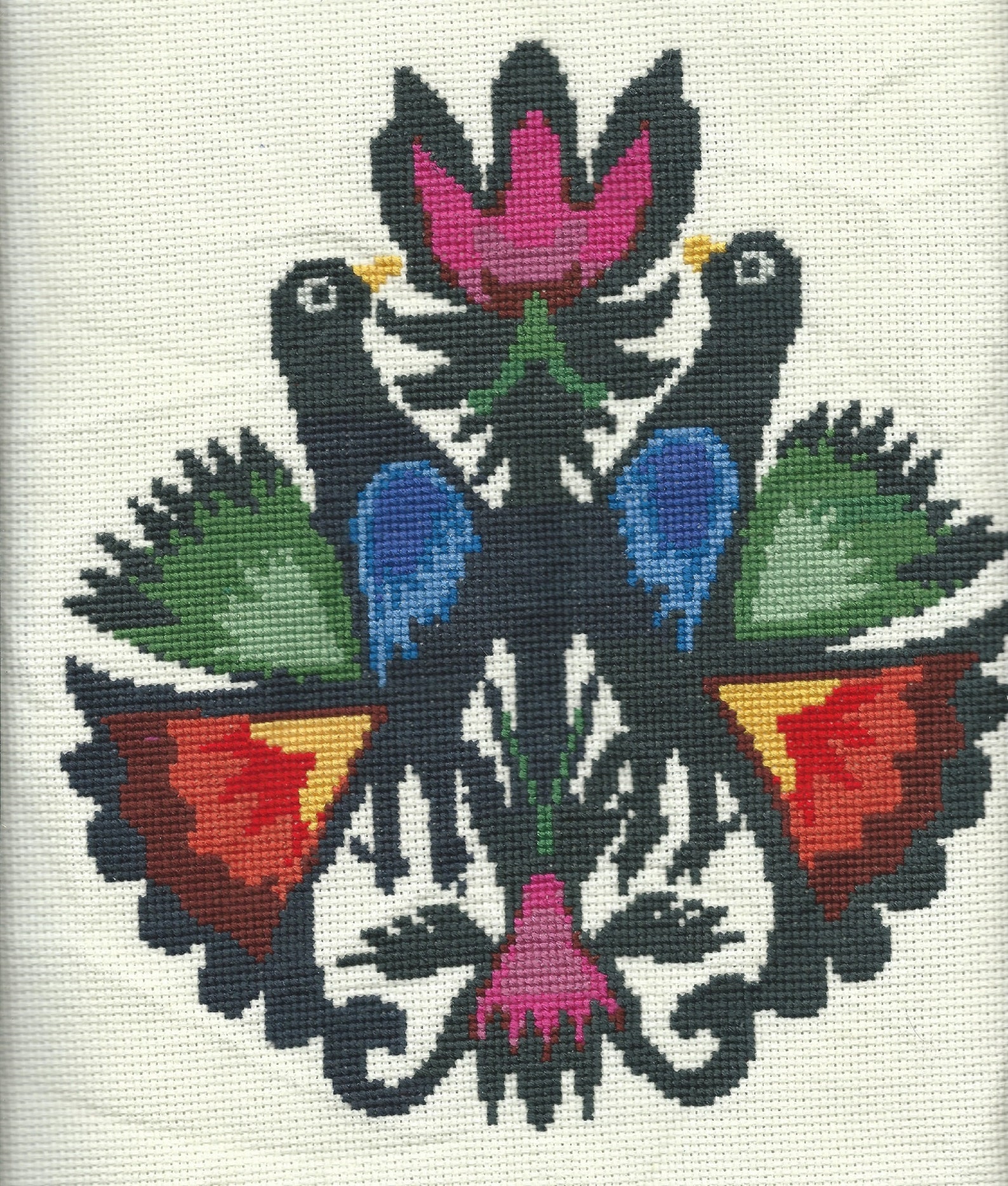 Polish Folk Art Birds Cross Stitch Pattern PDF8.3x9.2inches Etsy