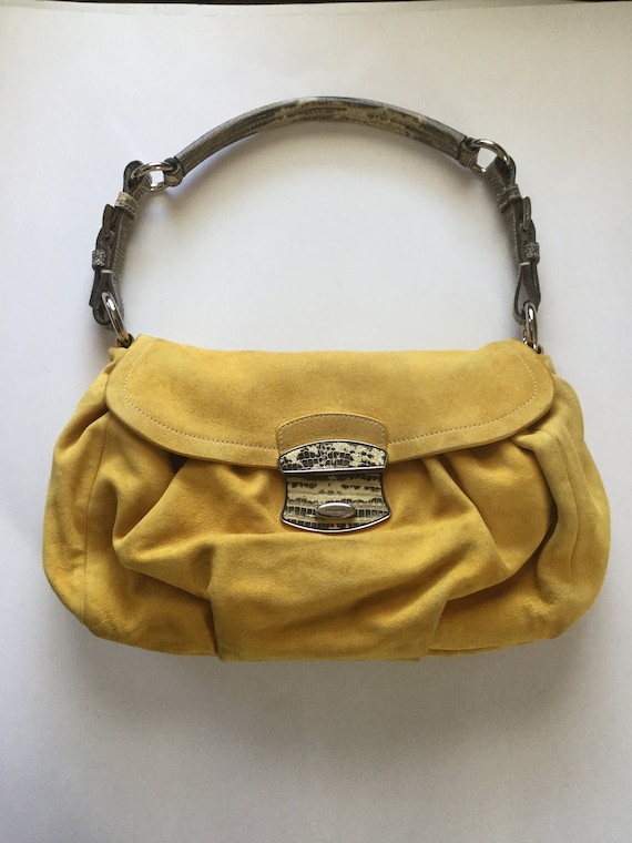 prada mustard bag