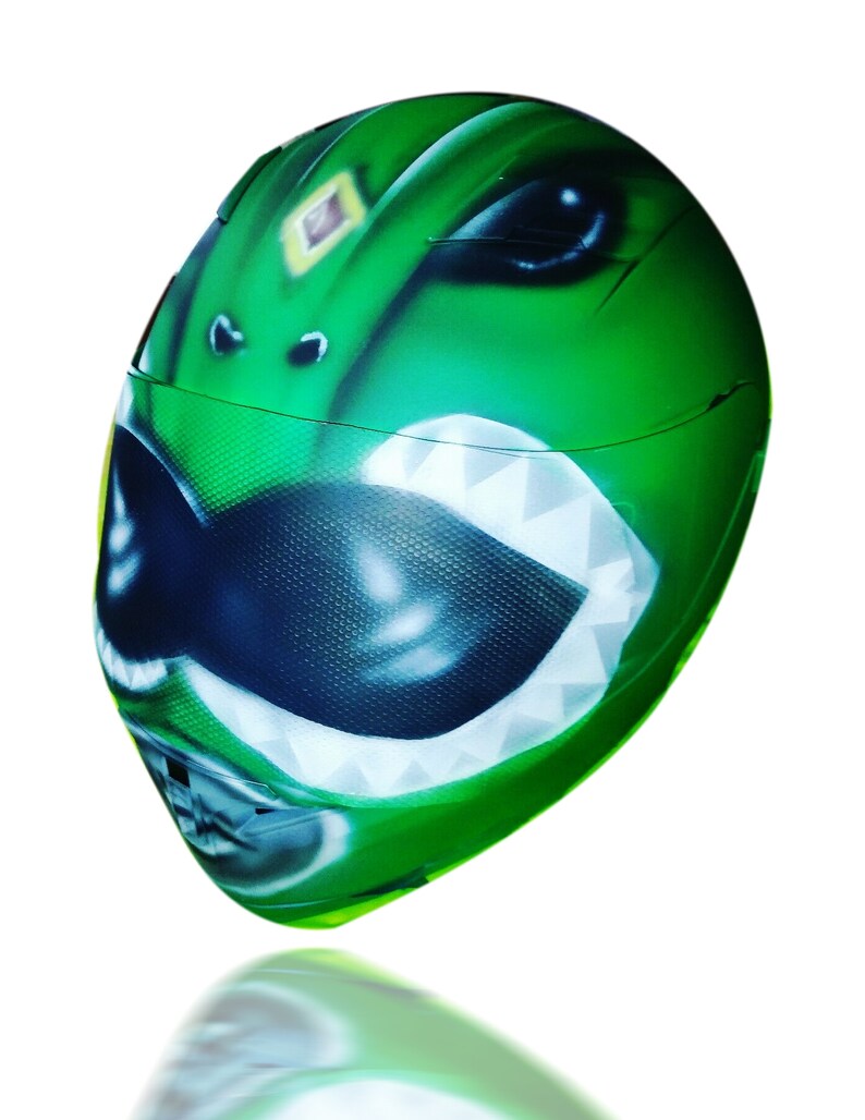 Power ranger Bike Moto Scooter Full Face Costume Helmet Etsy
