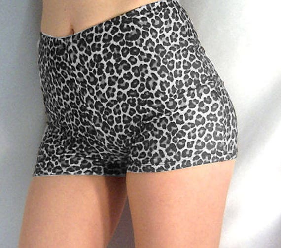 high waisted cheetah shorts