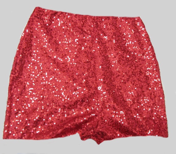 sparkly hot pants high waisted